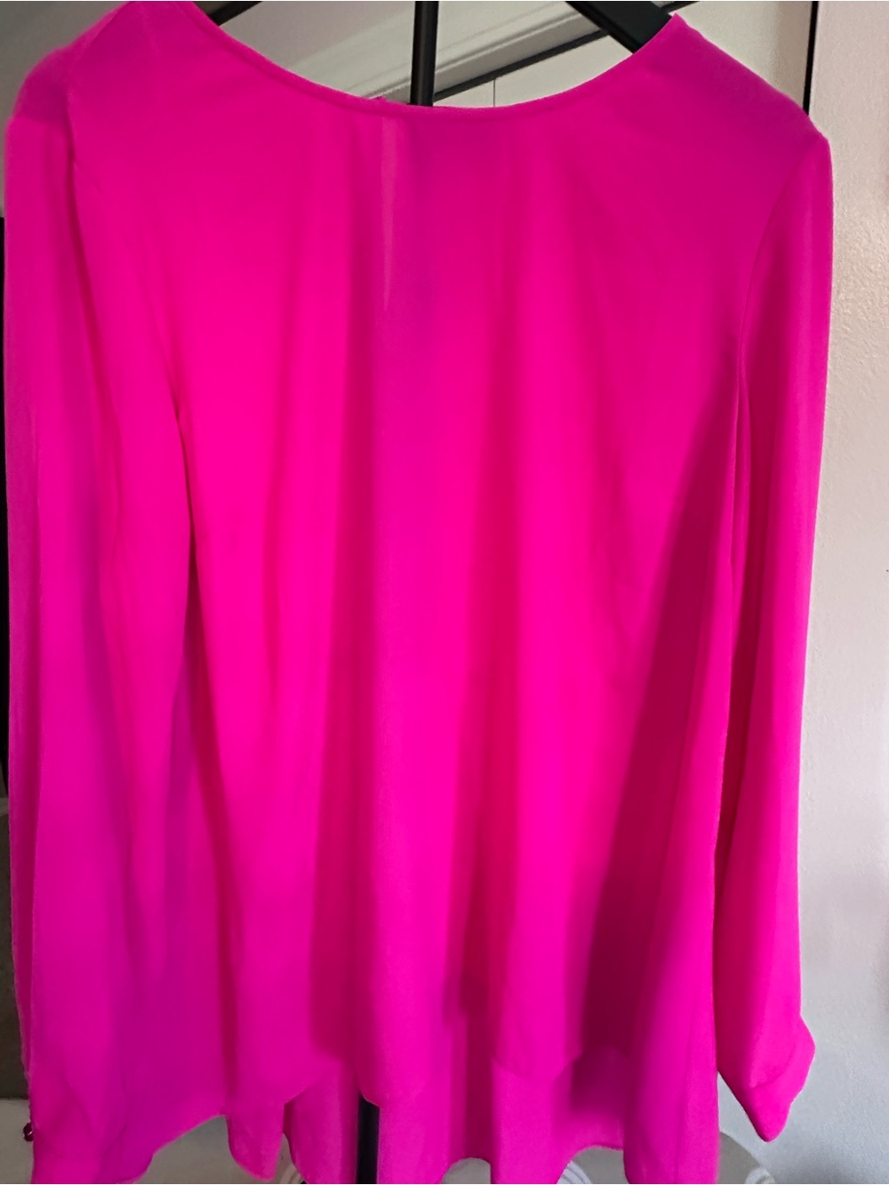 Vince Camuto Vibrant Fuchsia Tunic Top
